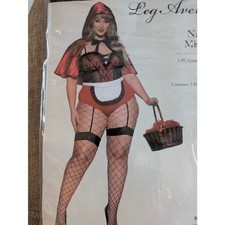 NEW Womens Plus Size Red Riding Hood Costume 3x/4x Naughty Miss Red Sexy 86975x