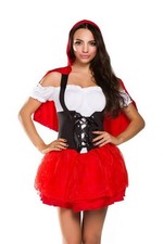 NEW Ninimour Sexy Adult Little Red Riding Hood/ Maid Cosplay Dress (XX-Large)