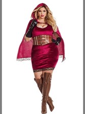 Halloween Starline Sexy Red Riding Hood Plus Size Naughty Cosplay Costume 1X
