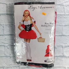 Leg Avenue Lil' Red Riding Hood Racy Adult Women's Costume Sexy Peasant  XL a12