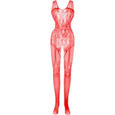 Suspender Body Stocking Bodysuit Fishnet Babydoll Sleepwear Lingerie Thigh-Highs