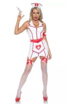Spirit Halloween Costume  ER Hottie Size Adult XS S M Naughty Nurse