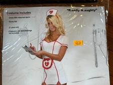 Costume REALLY NAUGHTY Nurse RN sexy ALEXA new Halloween NOS adult size XL
